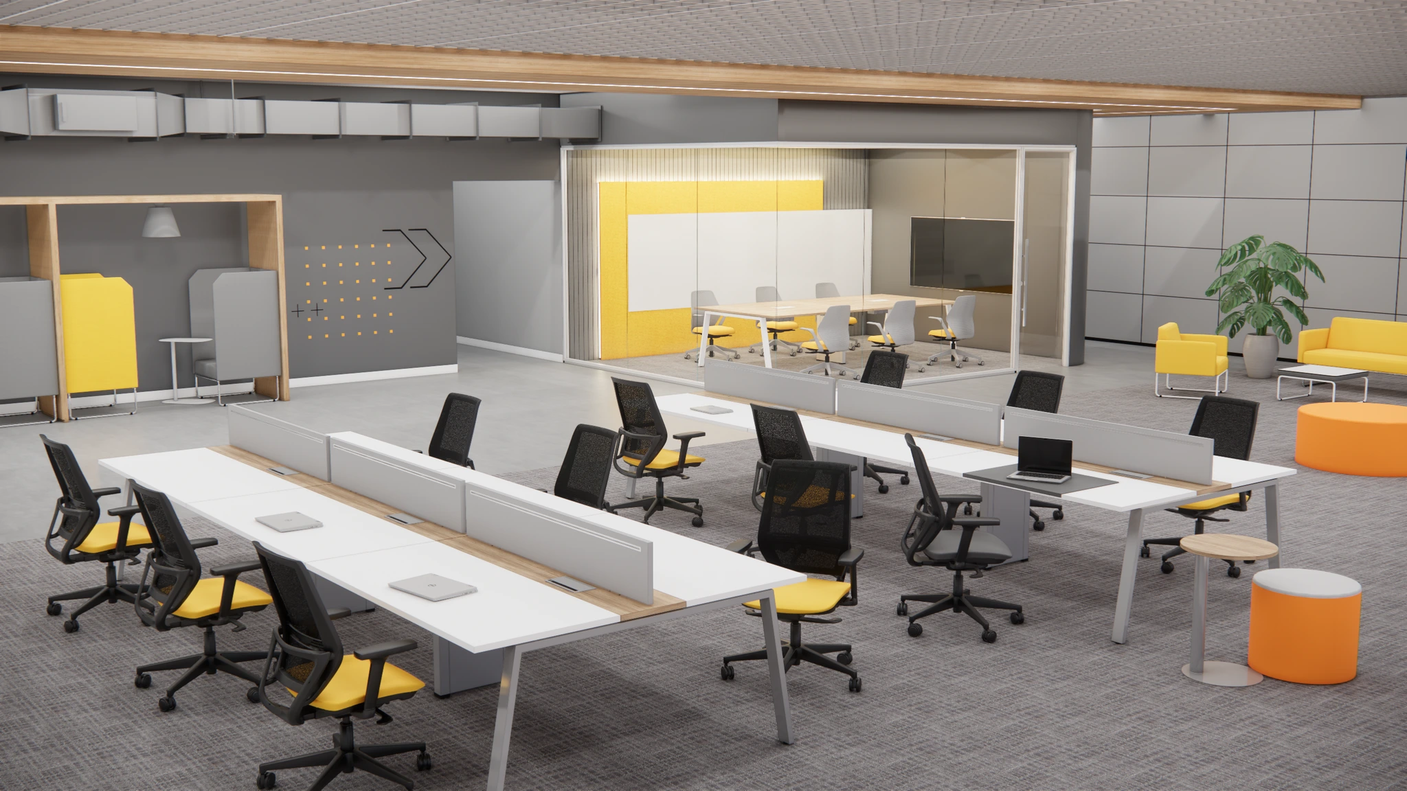 Layout corporativo inteligente